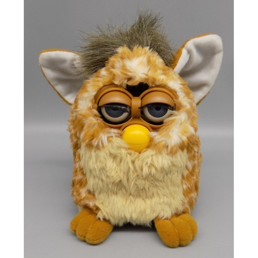 Vintage Giraffe Furby Second Generation 1998 Tiger Electronics Working Video
